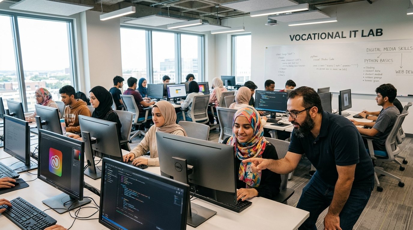 Youth IT & Digital Skills Vocational Training Lab